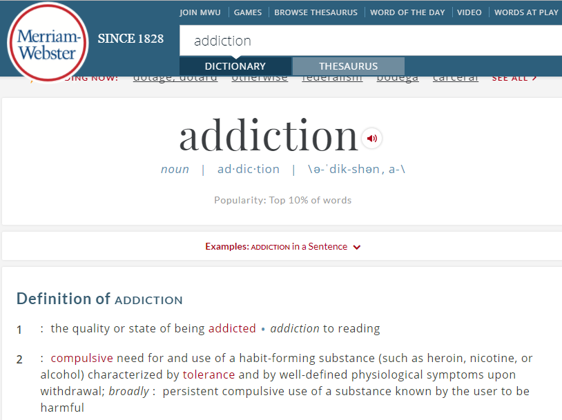 Music Addiction Disorder definition