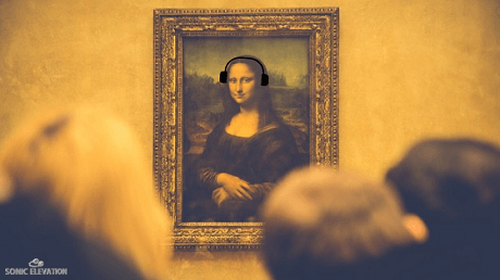 Mona Lisa Wearing Headphones - Difference Between Cheap And Expensive Headphones